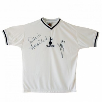 Słynni piłkarze piłkarska koszulka meczowa Tottenham Hotspur Ardiles & Villa 1981 FA Cup shirt