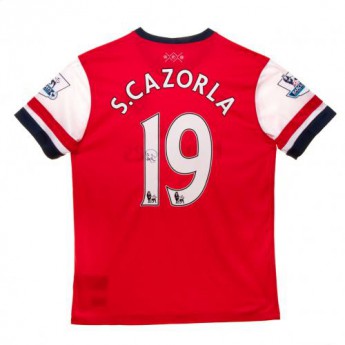 Słynni piłkarze piłkarska koszulka meczowa FC Arsenal Cazorla 2013/14 Arsenal shirt