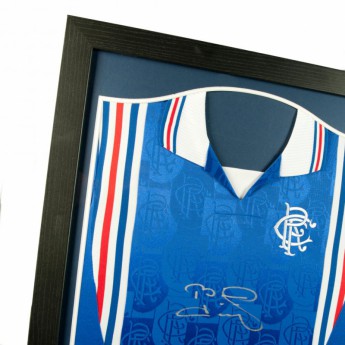 FC Rangers koszulka w antyramie Laudrup Signed Shirt (Framed)