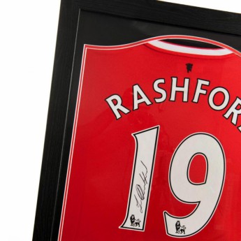 Słynni piłkarze koszulka w antyramie Manchester United Rashford Signed Shirt (Framed)
