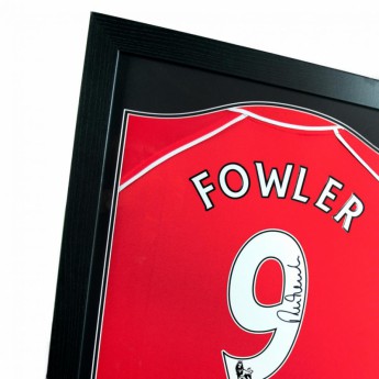 Słynni piłkarze koszulka w antyramie FC Liverpool Fowler Signed Shirt (Framed)