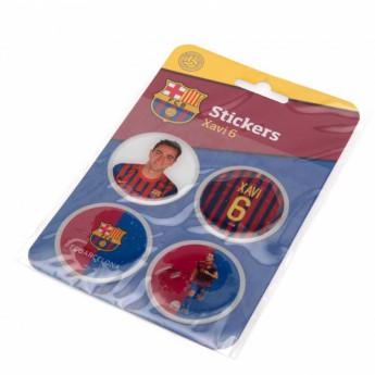 Barcelona naklejki 3D Stickers 4pk Xavi