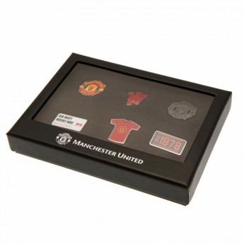 Manchester United zestaw pinesek 6 Piece Badge Set