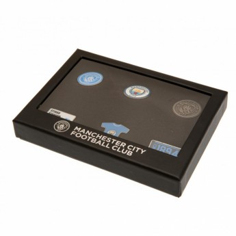 Manchester City zestaw pinesek 6 Piece Badge Set