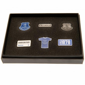 FC Everton zestaw pinesek 6 Piece Badge Set