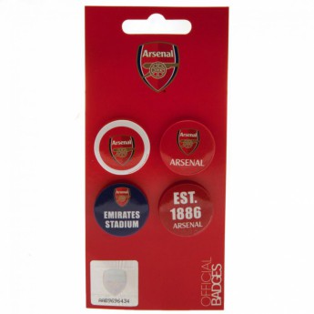 Arsenal zestaw pinesek Button Badge Set
