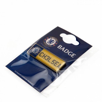 Chelsea pineska Number Plate Badge