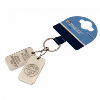 Manchester City brelok Dog Tag Keyring
