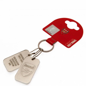 Arsenal brelok Dog Tag Keyring