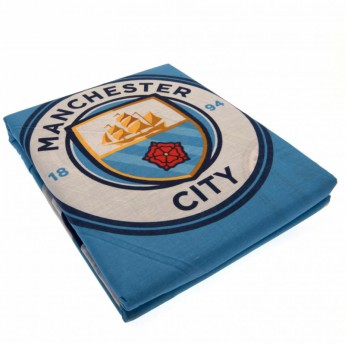 Manchester City pościel na jedno łóżko Single Duvet Set PL