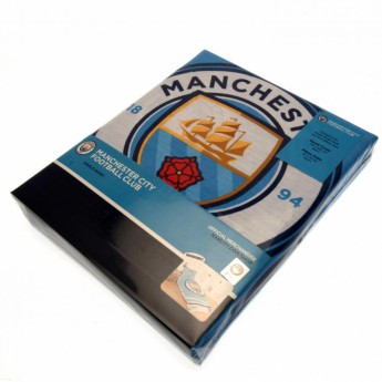 Manchester City pościel na jedno łóżko Single Duvet Set PL