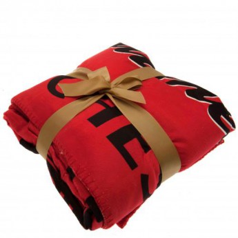 Manchester United koc Sherpa Fleece Blanket