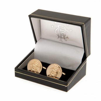 FC Rangers spinki mankietowe Gold Plated Cufflinks