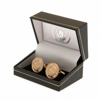 Manchester City spinki mankietowe Gold Plated Cufflinks