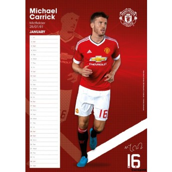 Manchester United kalendarz 2016(297 mm x 420 mm) A3