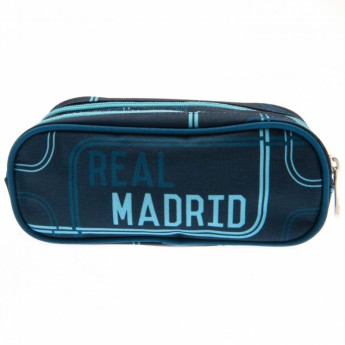 Real Madryt piórnik na ołówki Double Zip Pencil Case