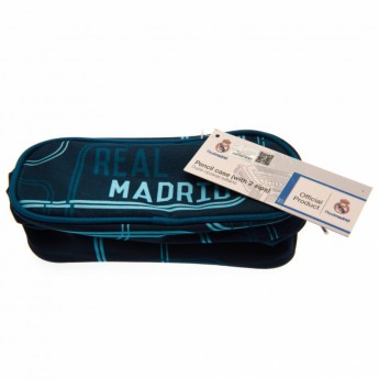 Real Madryt piórnik na ołówki Double Zip Pencil Case