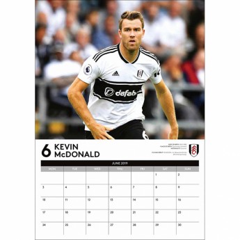 Fulham kalendarz 2019 official A3