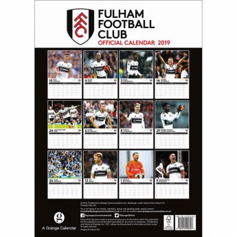 Fulham kalendarz 2019 official A3