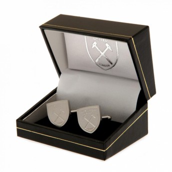 West Ham United spinki mankietowe Stainless Steel Cufflinks CR