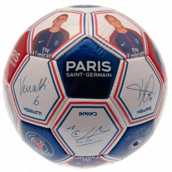 Paris Saint Germain mini futbolówka Photo Signature Football