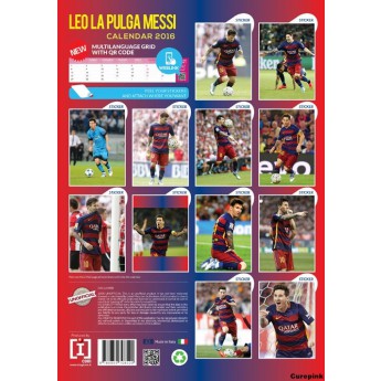 FC Barcelona MNessi kalendarz 2016(297 x 420 mm) A3