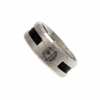 FC Everton pierścionek Black Inlay Ring Medium