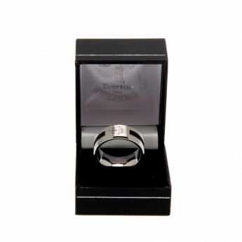 FC Everton pierścionek Black Inlay Ring Medium