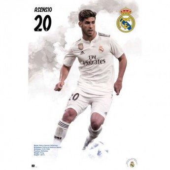 Real Madryt plakat Poster Asensio 57