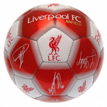 Liverpool mini futbolówka Mini Ball Signature