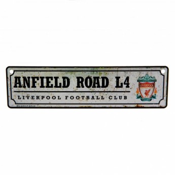 Liverpool plakietka stalowa Retro Window Sign