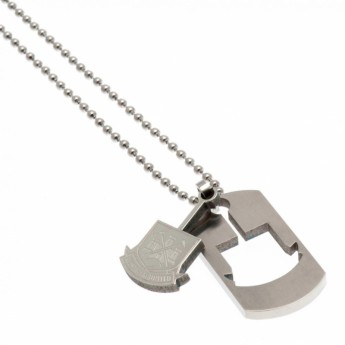 West Ham United naszyjnik z zawieszką Dog Tag & Chain CO CT
