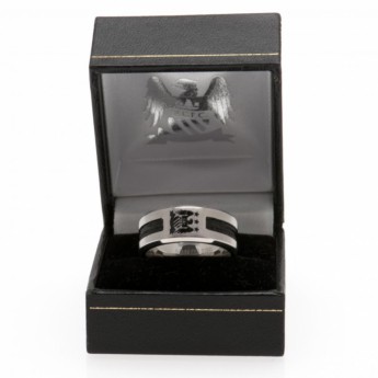 Manchester City pierścionek Black Inlay Ring Medium EC