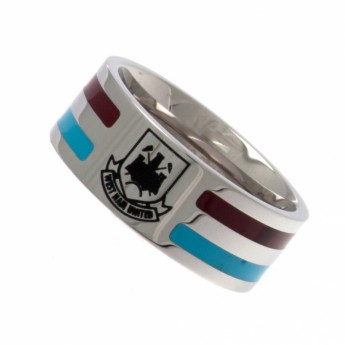 West Ham United pierścionek Colour Stripe Ring Small CT