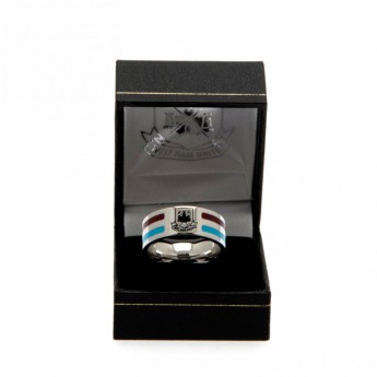 West Ham United pierścionek Colour Stripe Ring Small CT