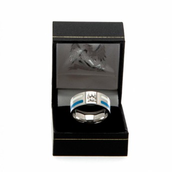 Manchester City pierścionek Colour Stripe Ring Small EC