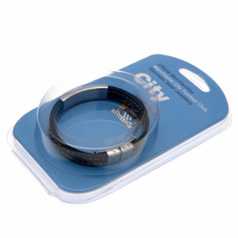 Manchester City opaska silikonowa Stitched Silicone Bracelet EC