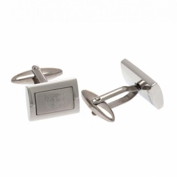 Manchester City spinki mankietowe Stainless Steel Framed Cufflinks EC