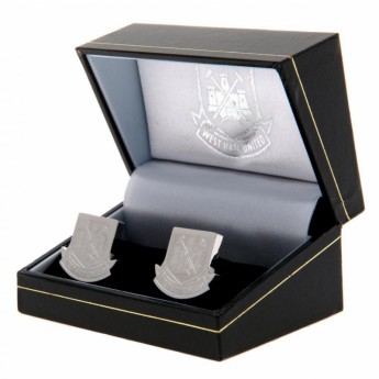 West Ham United spinki mankietowe Stainless Steel Cufflinks CR CT
