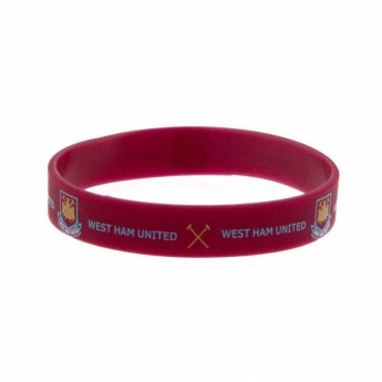 West Ham United opaska silikonowa Wristband CT