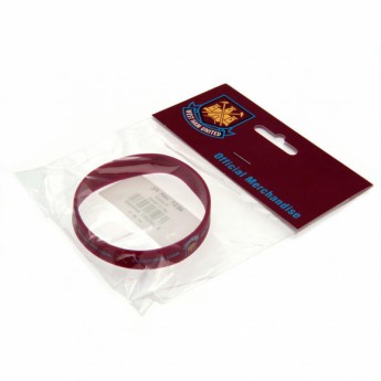 West Ham United opaska silikonowa Wristband CT