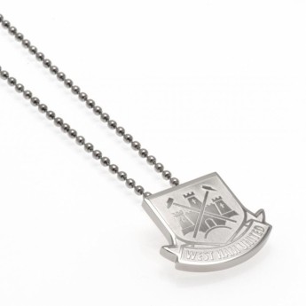 West Ham United naszyjnik z zawieszką Stainless Steel Pendant & Chain CT LG