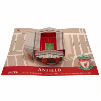 Liverpool życzenia urodzinowe Pop-Up Birthday Card