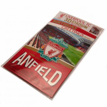 Liverpool życzenia urodzinowe Pop-Up Birthday Card