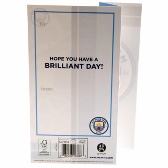 Manchester City życzenia urodzinowe Birthday Card