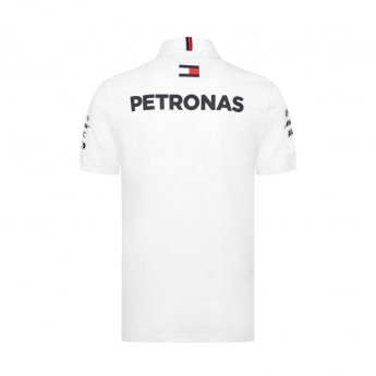 Mercedes AMG Petronas męska koszulka polo white F1 Team 2019