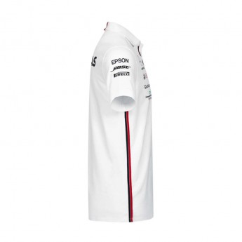 Mercedes AMG Petronas męska koszulka polo white F1 Team 2019