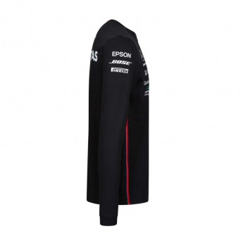 Mercedes AMG Petronas męska koszulka z długim rękawem black F1 Team 2019