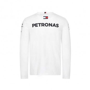 Mercedes AMG Petronas męska koszulka z długim rękawem white F1 Team 2019