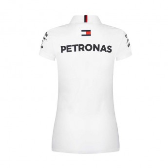 Mercedes AMG Petronas damska koszulka polo white F1 Team 2019